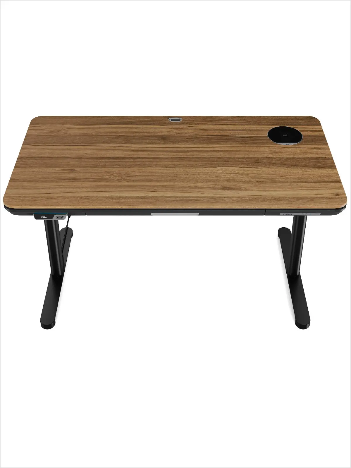 ErgoFx Adjustable Height Standing Desk With Walnut Desktop-4
