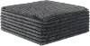 Caspian Dark Gray Ottoman