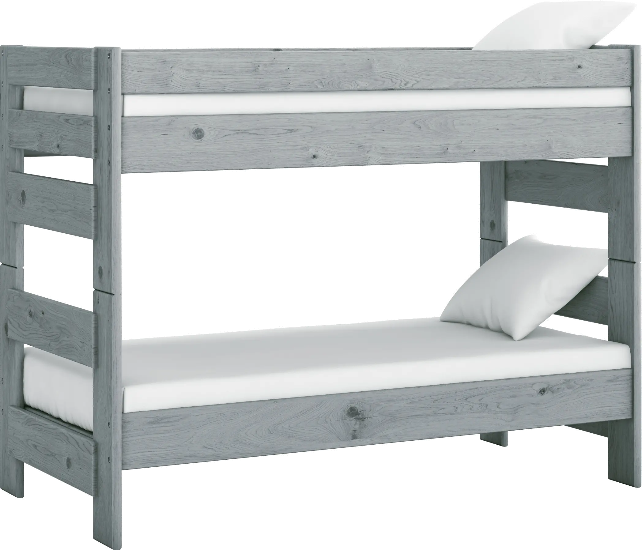 High Sierra Gray Twin-over-Twin Bunk Bed-1