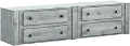 Dakota Gray 4-Drawer Underbed Storage