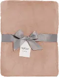 Ultra Soft Blush Faux Fur Throw Blanket
