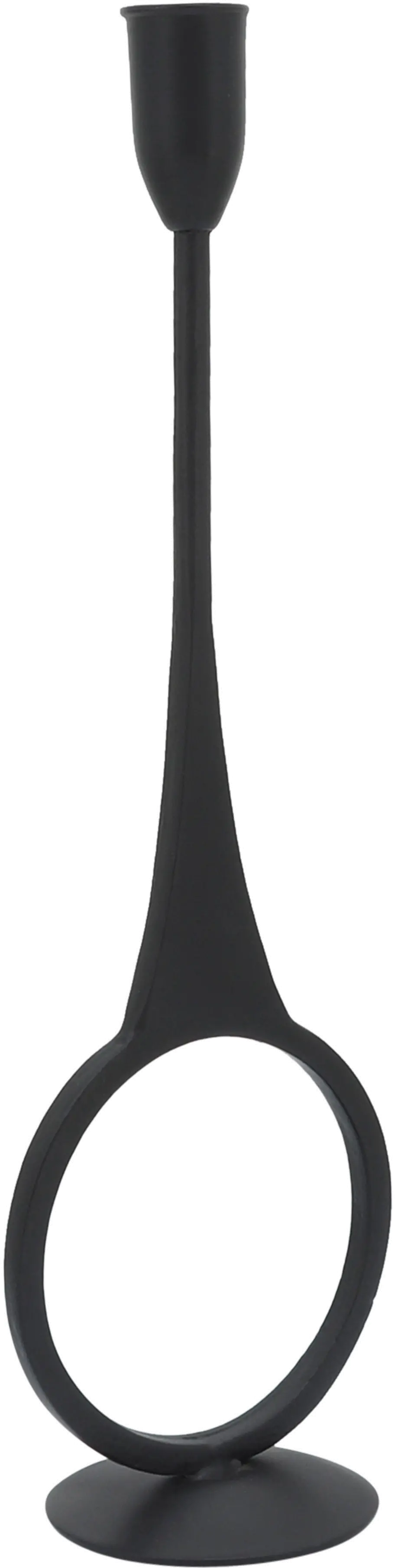 13 Ember Black Metal Round Candleholder-1