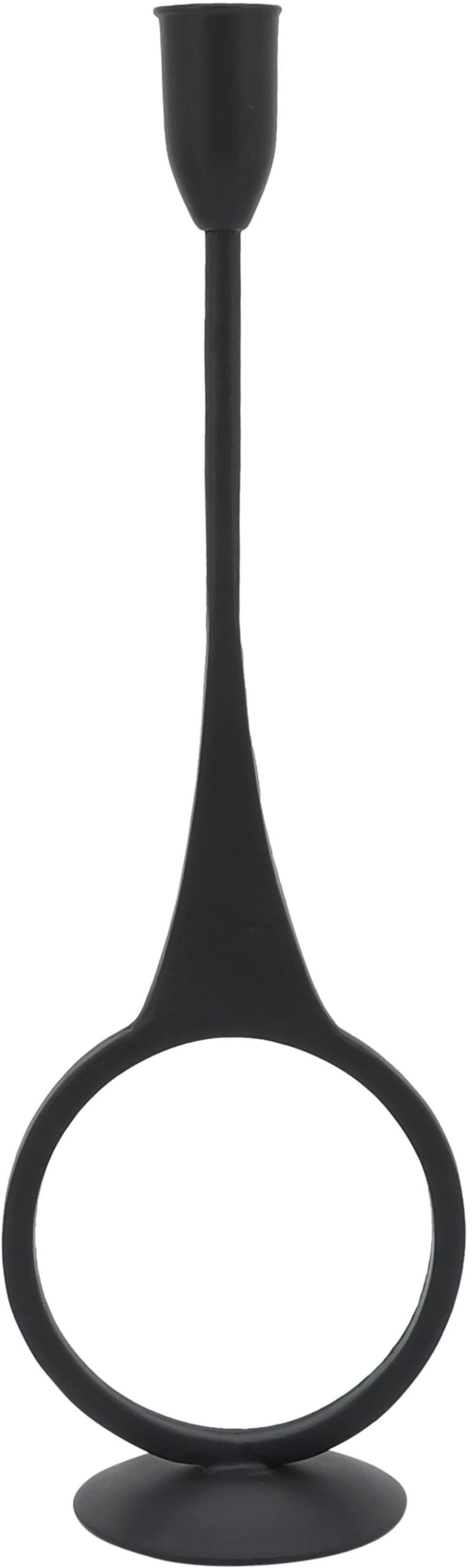 13 Ember Black Metal Round Candleholder-2