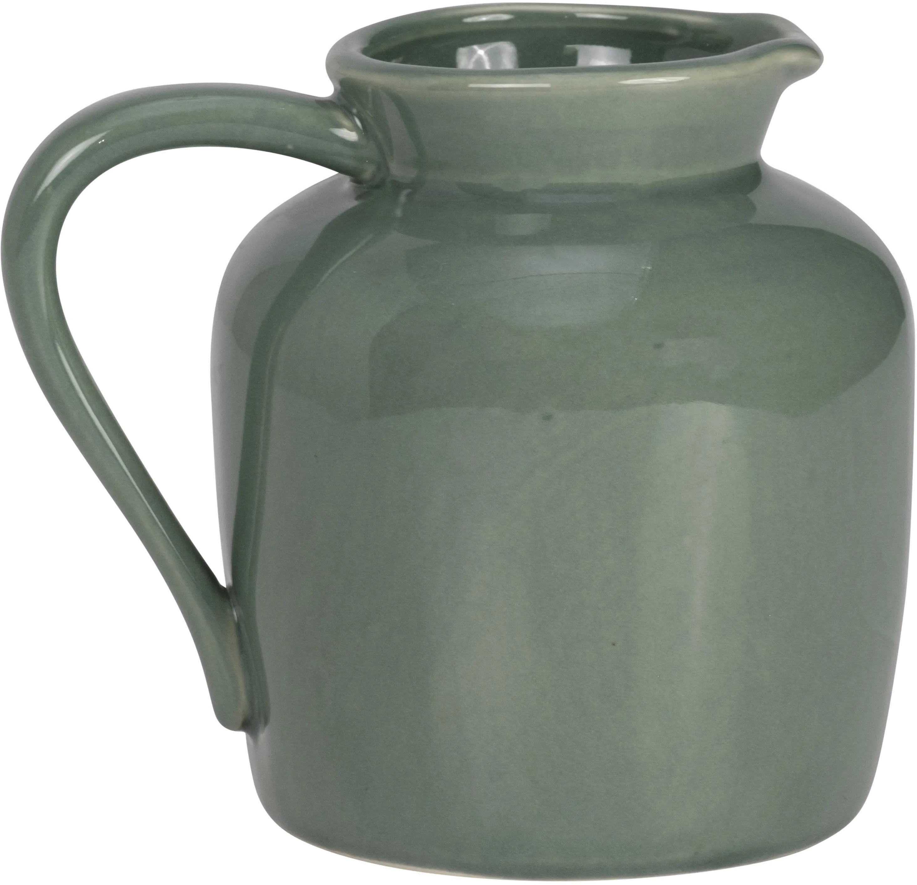 Dark Sage Pitcher Vase-1