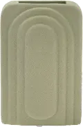 7 Inch Rectangular Sage Green Vase