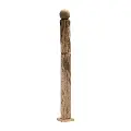 Brown Totem Wood Pillar
