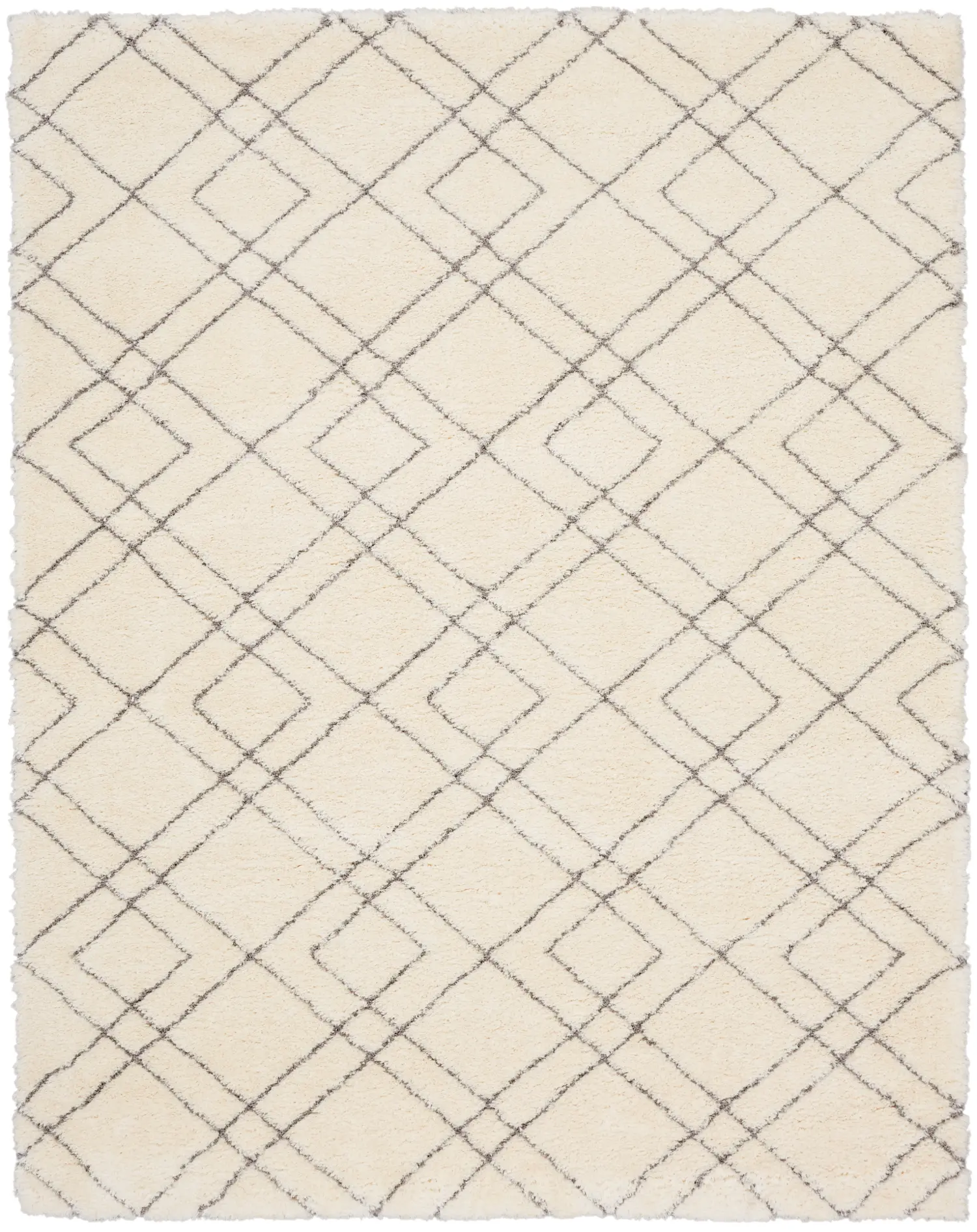DRS07IVORY Dreamy Shag 5 x 8 Ivory Area Rug-1
