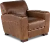 Dakota Brown Leather Chair