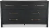 Boho Black Dresser