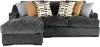 2PC/GRPT/CHLLNGR/OP1 Challenger Graphite Gray 2 Piece Sectional