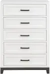Jordan White Chest of Drawers