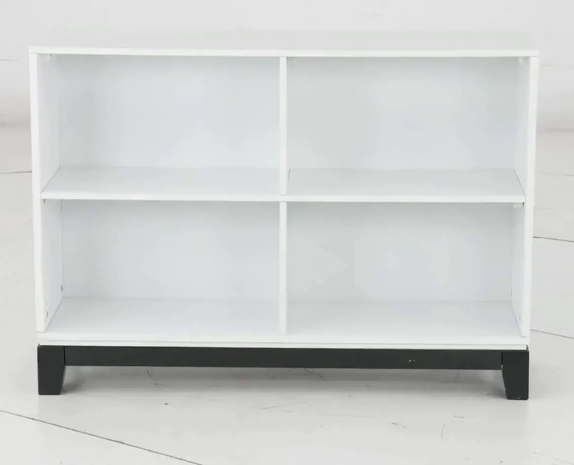 Jordan White 4-Shelf Bookcase-9