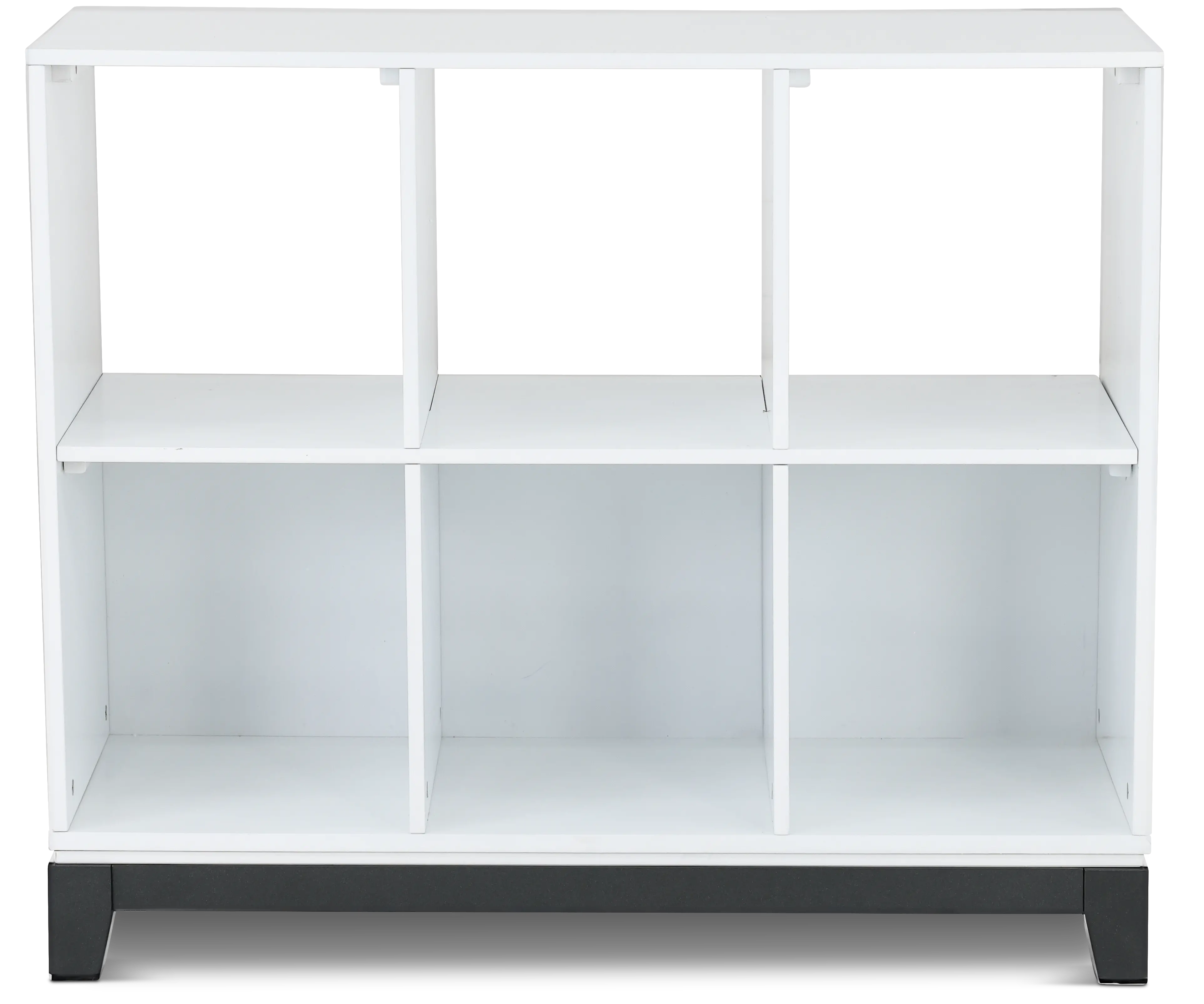Jordan White 6-Shelf Bookcase-4