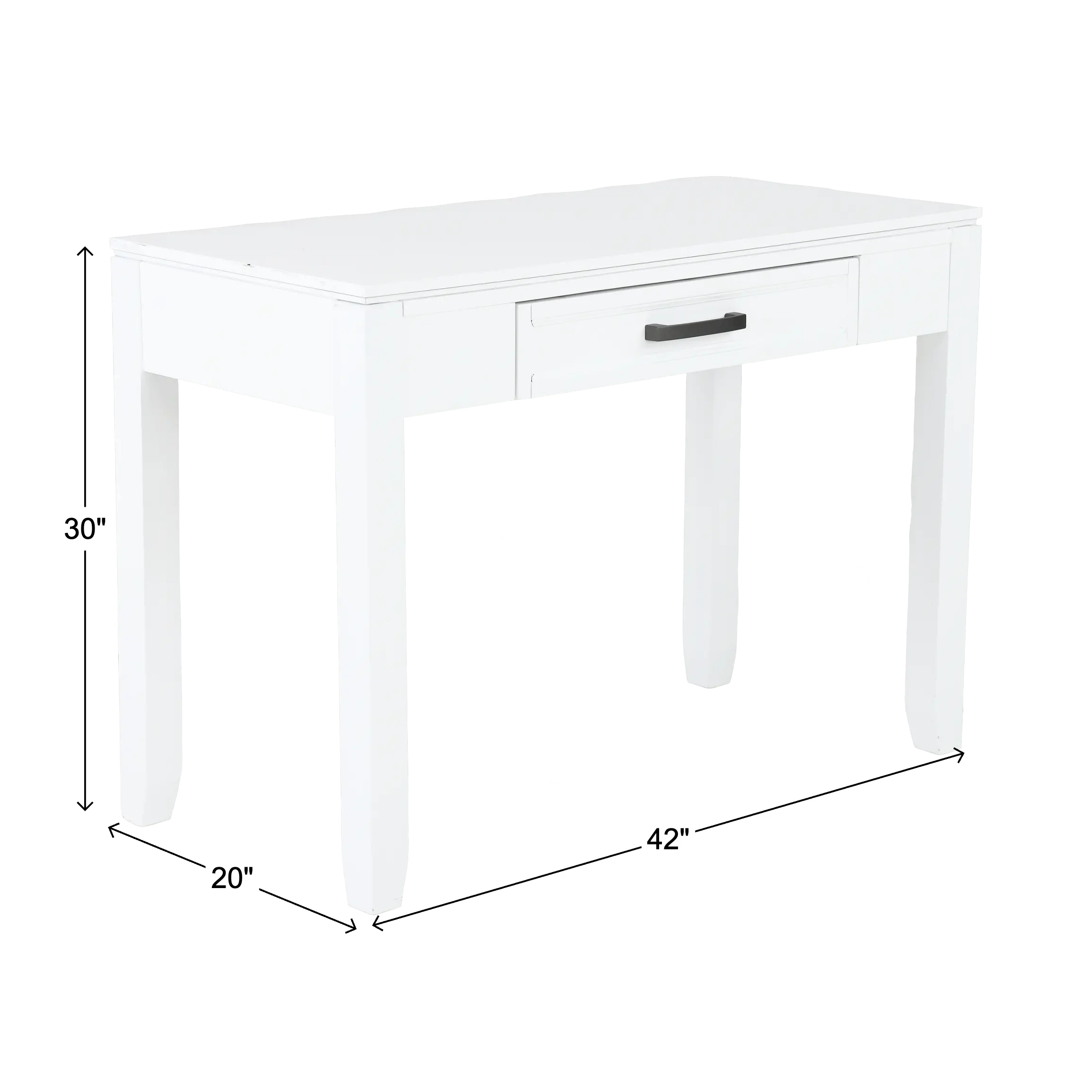 Jordan White Writing Desk-3