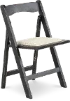 Beach Haven Black Folding Chair