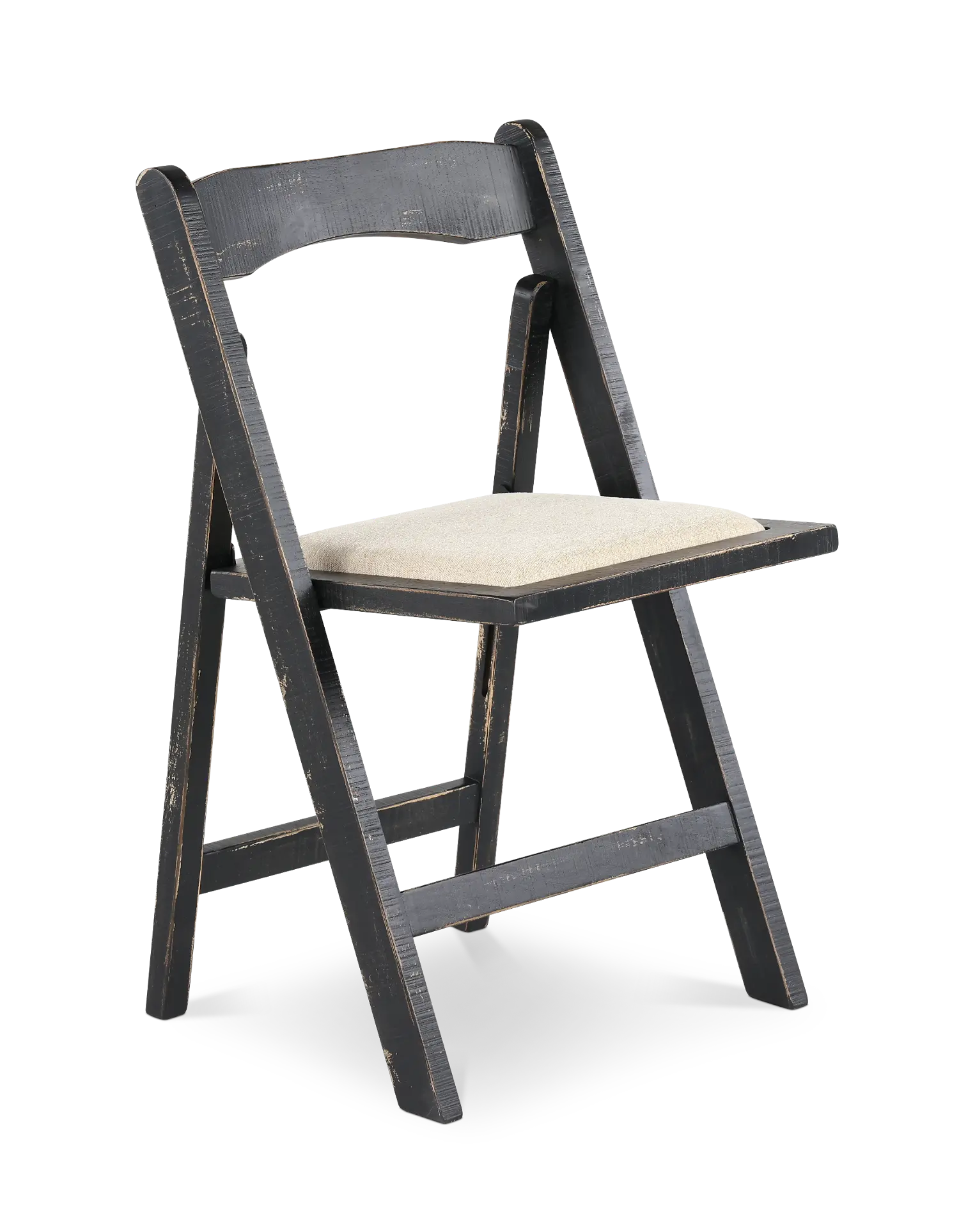 Beach Haven Black Folding Chair-1