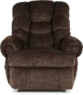 King Comfort Fudge Brown Big and Tall Recliner