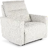 Dawson Quartz Gray Power Recliner