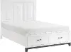 Jordan White Twin Storage Bed