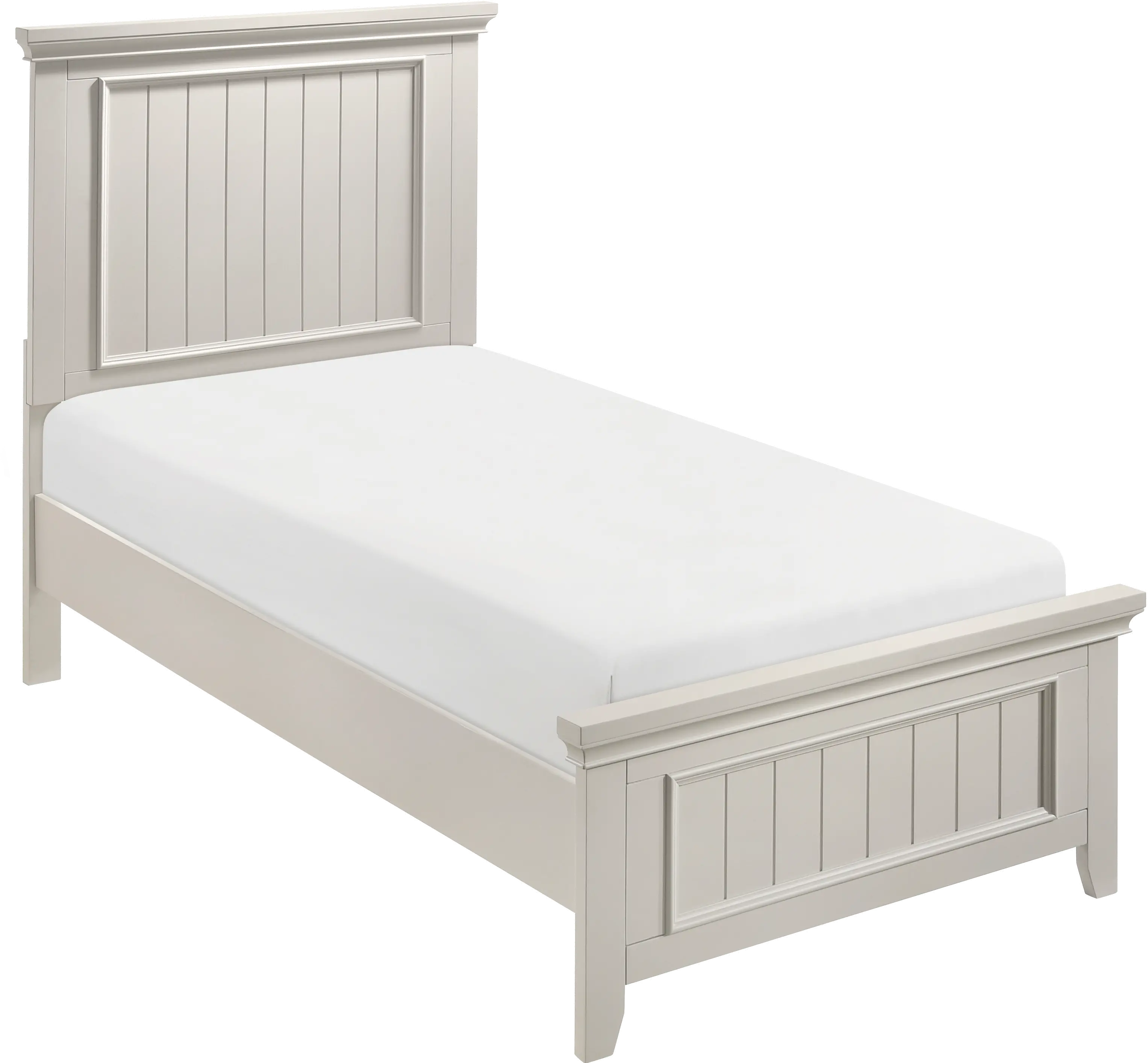 Donahue Off-White Twin Bed-3