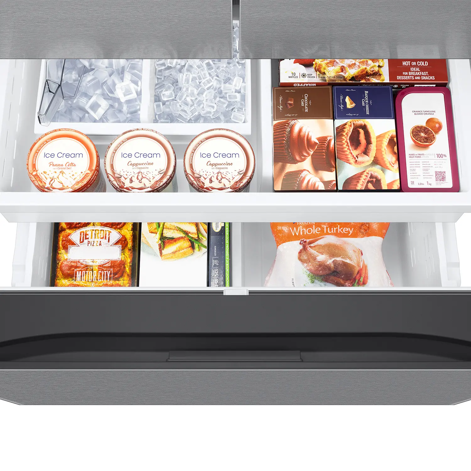 RF32CG5100SR Samsung 32 Cu Ft Mega Capacity French Door Refrigerator - Stainless Steel-12