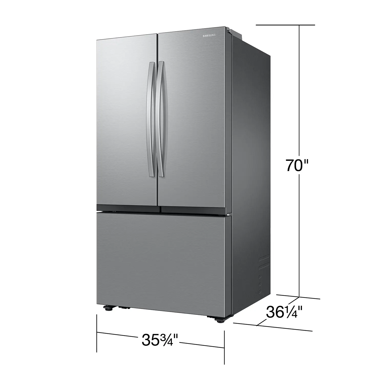 RF32CG5100SR Samsung 32 Cu Ft Mega Capacity French Door Refrigerator - Stainless Steel-3