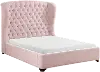 Cameo Pink Full Upholstered Bed
