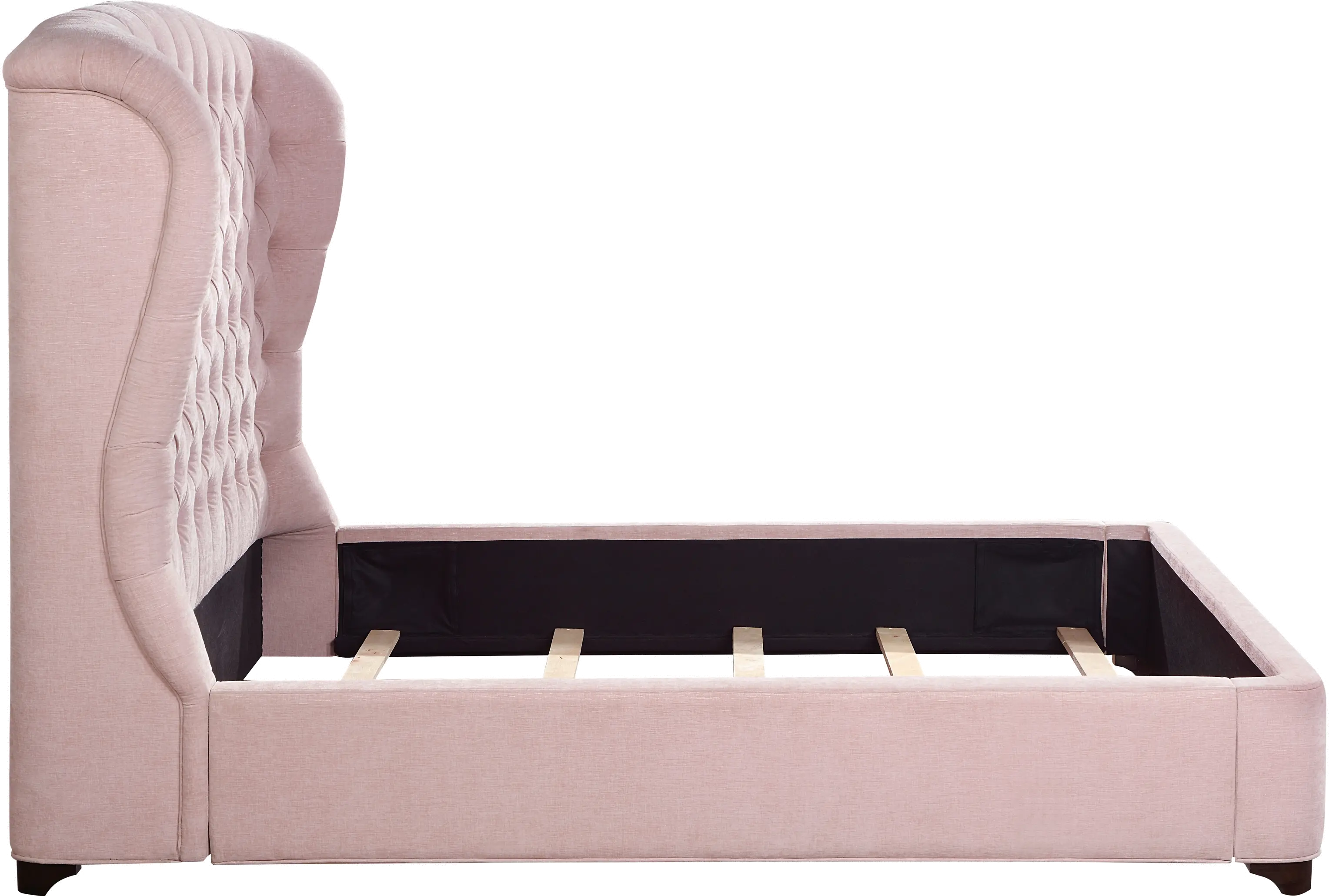Cameo Pink Full Upholstered Bed-6