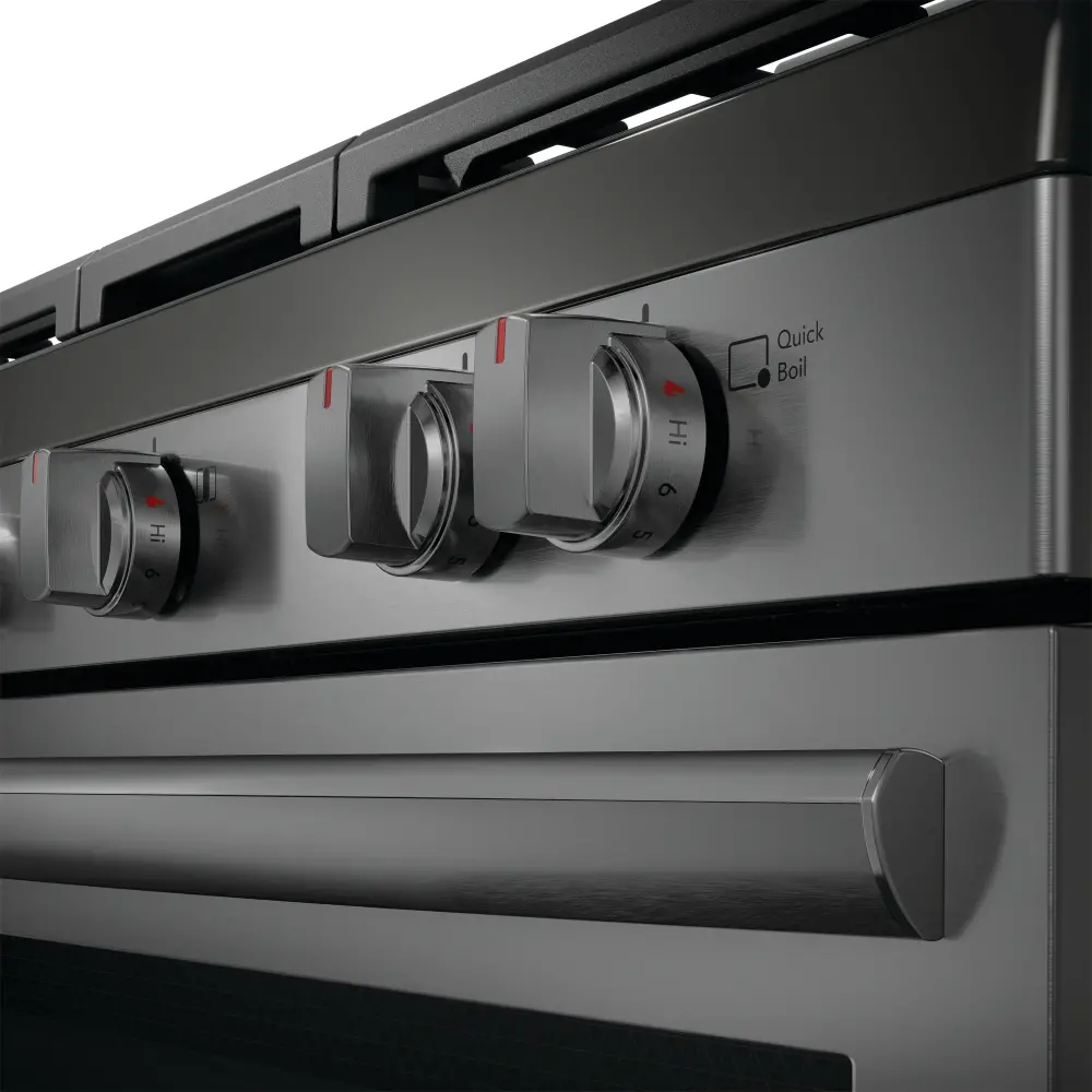 GCRG3060BD Frigidaire 5.1 Cu Ft Gas Range - Black Stainless Steel-6