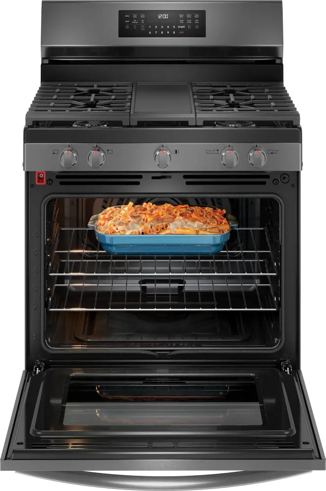 GCRG3060BD Frigidaire 5.1 Cu Ft Gas Range - Black Stainless Steel-8