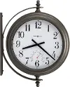 Ivy Indoor/Outdoor Gray Wall Clock
