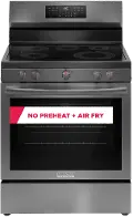 GCRE3060BD Frigidaire 5.3 Cu Ft Electric Range - Black Stainless Steel