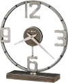 Hollis Metal and Wood Accent Clock