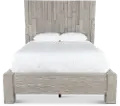 Millwork Gray Queen Platform Bed