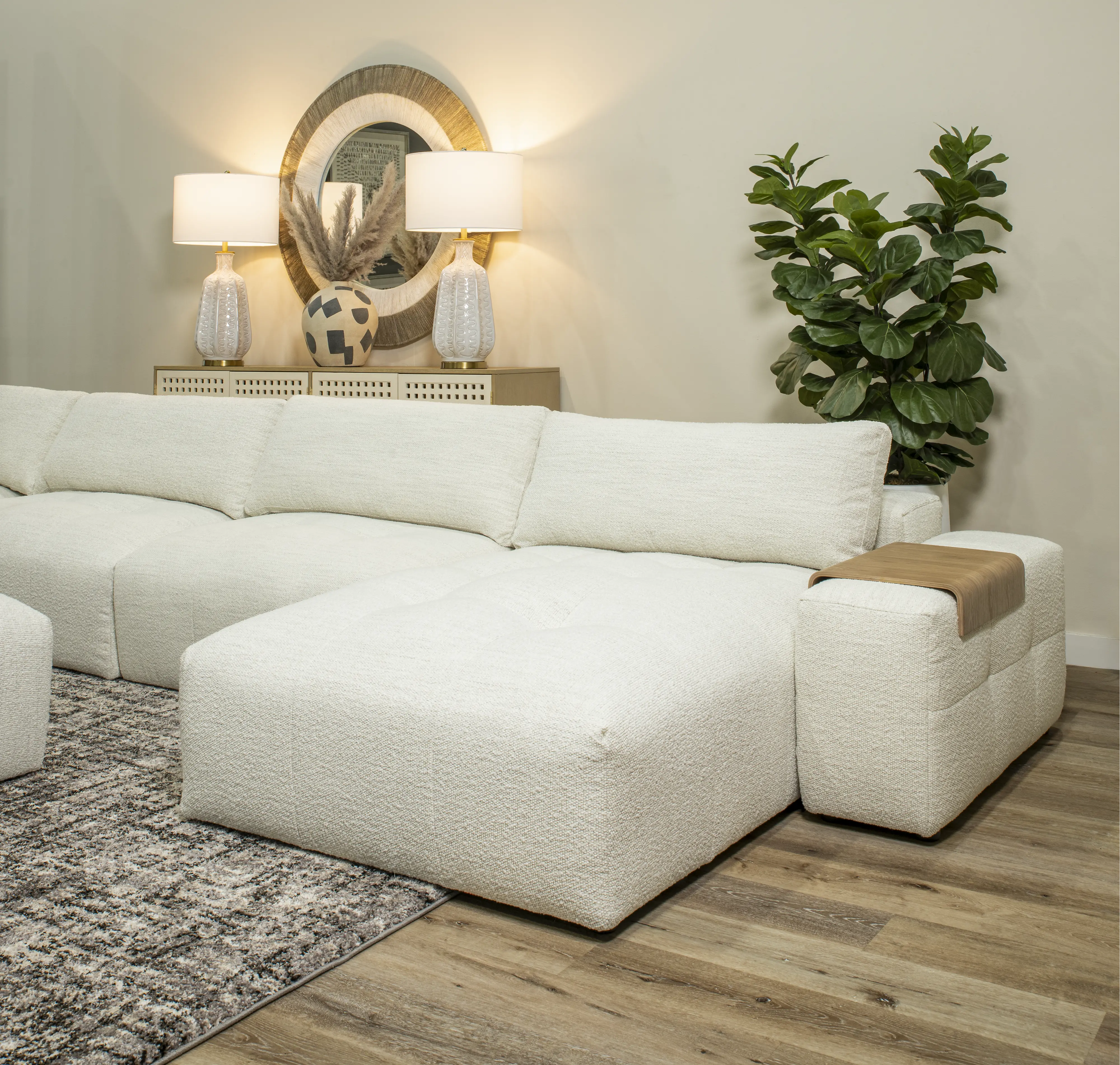 Preston Pearl White Modular 8 Piece Sectional-6