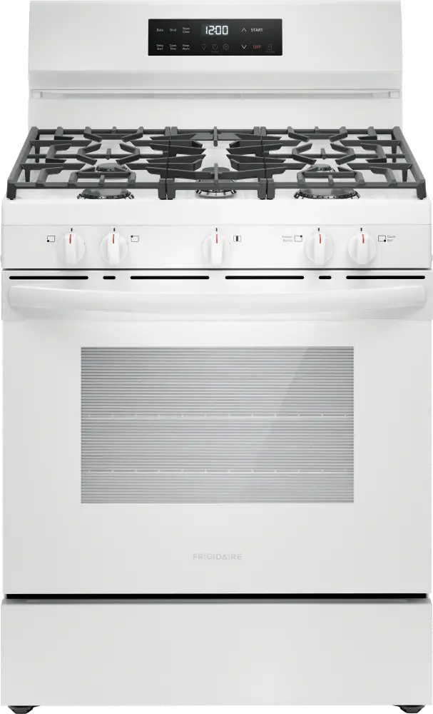 FCRG3062AW Frigidaire 5.1 Cu Ft Gas Range - White-1
