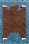 Atticus 5 x 7 Teddy Brown Area Rug