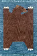 Atticus 5 x 7 Teddy Brown Area Rug