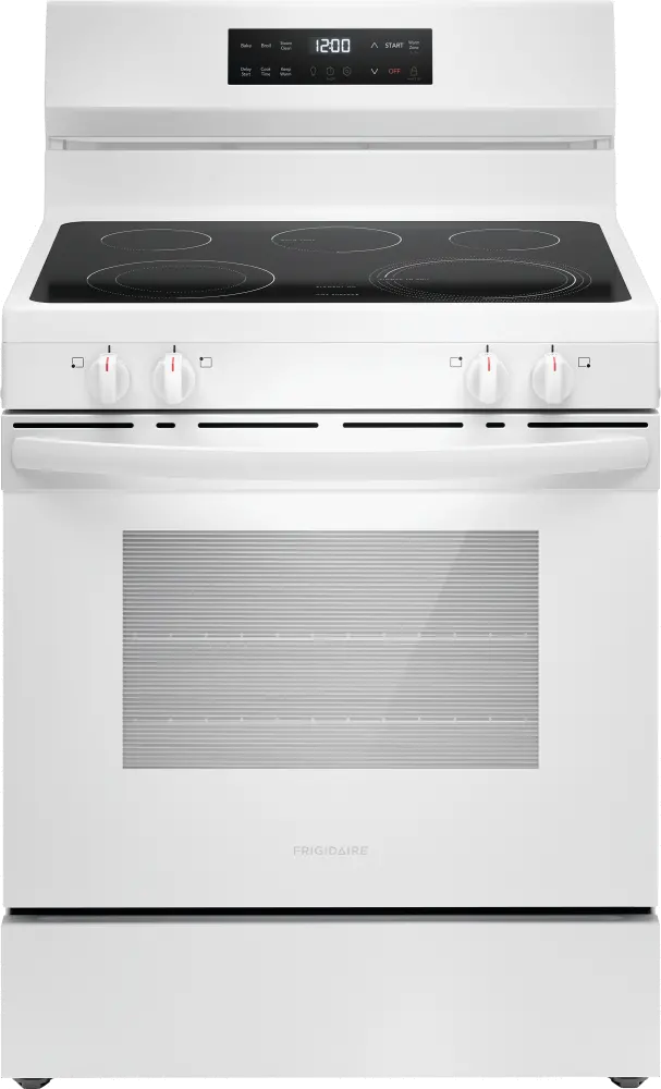 FCRE3062AW Frigidaire 5.3 Cu Ft Electric Range - White-1