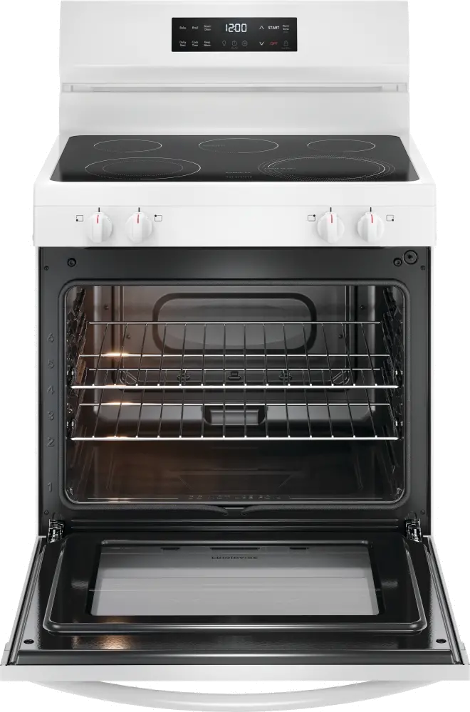 FCRE3062AW Frigidaire 5.3 Cu Ft Electric Range - White-3