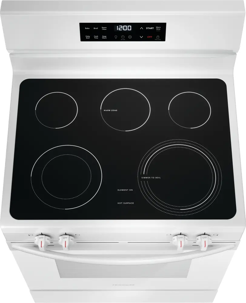 FCRE3062AW Frigidaire 5.3 Cu Ft Electric Range - White-4