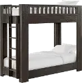 Bello Dark Brown Twin-over-Twin Bunk Bed