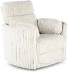 McCartney Ivory Swivel Glider Power Recliner
