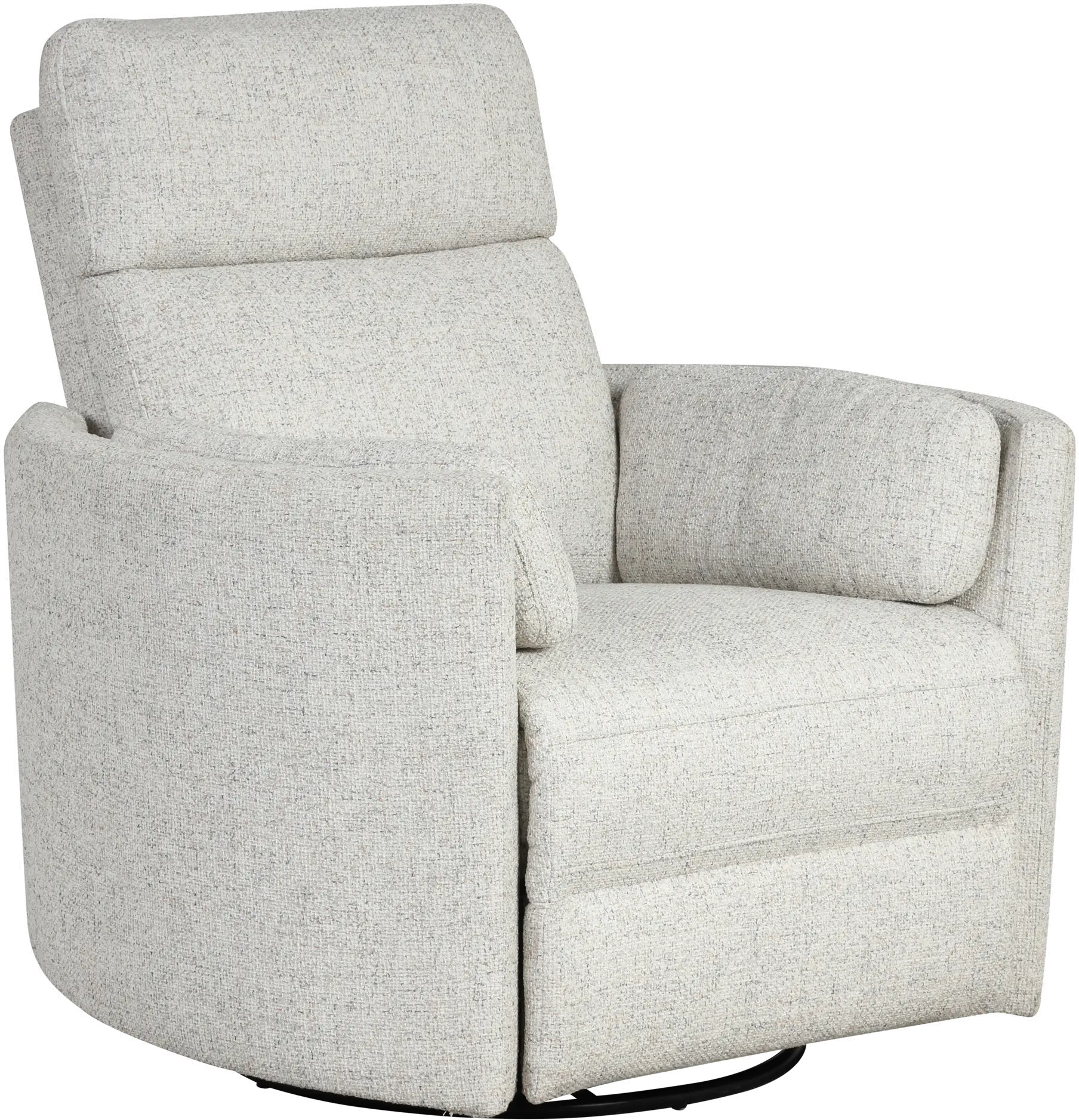McCartney Off-White Swivel Glider Power Recliner-1