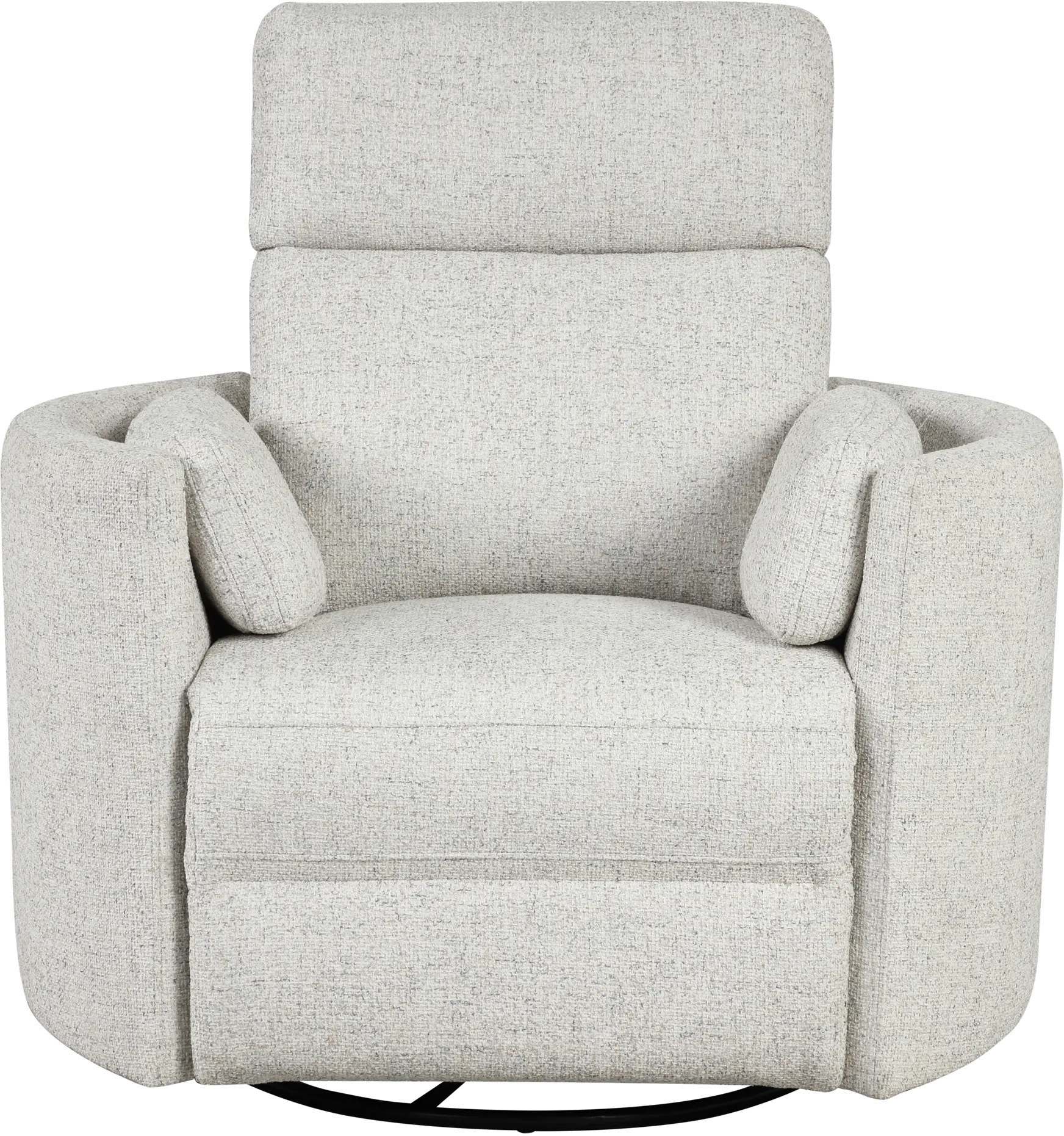 McCartney Off-White Swivel Glider Power Recliner-3