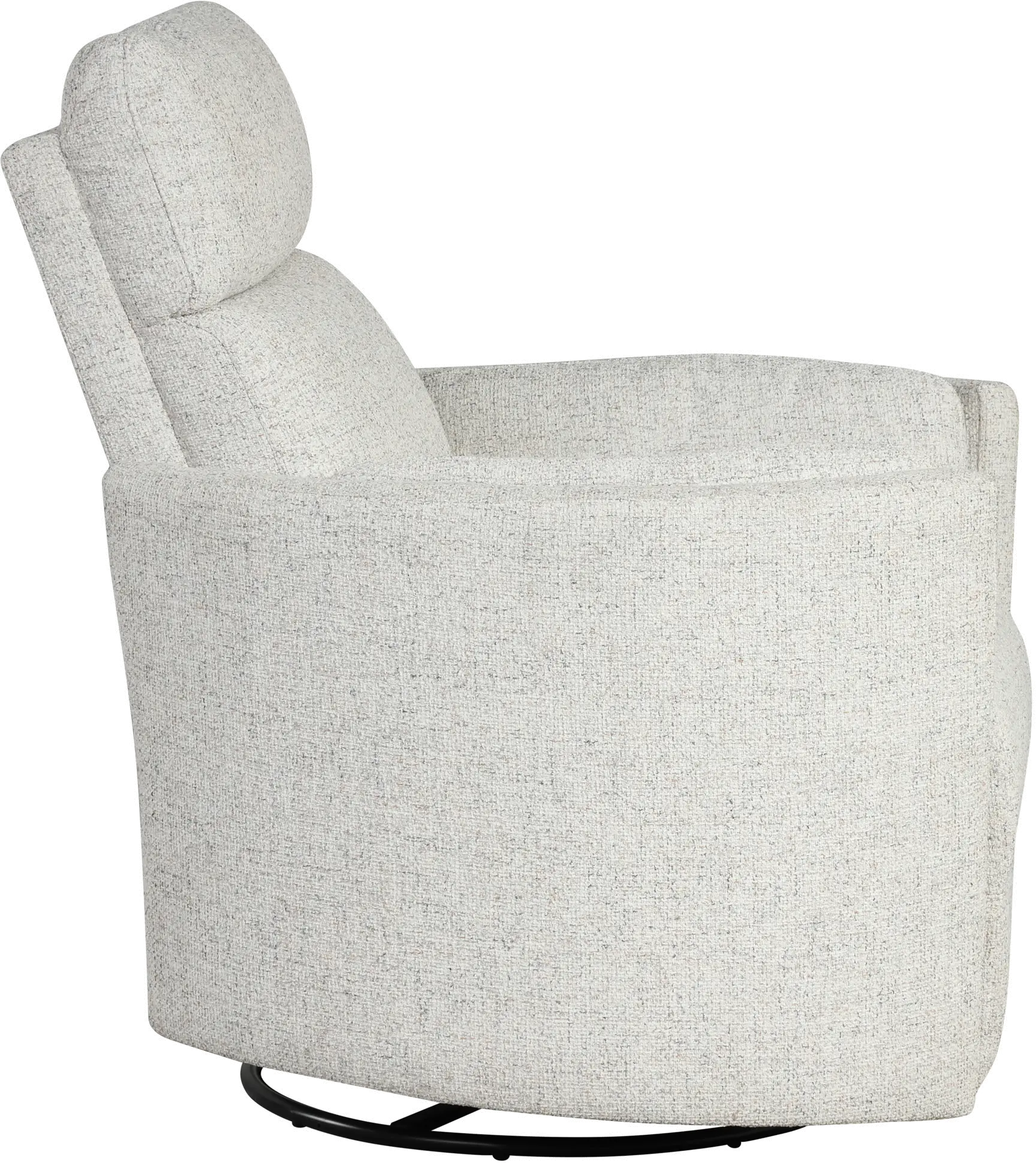 McCartney Off-White Swivel Glider Power Recliner-4