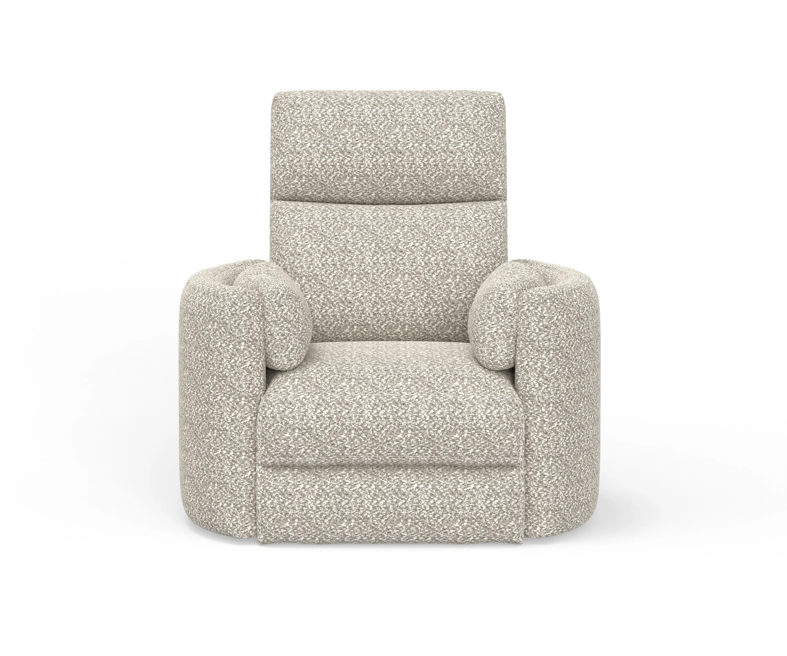 McCartney Ivory Swivel Glider Power Recliner-3