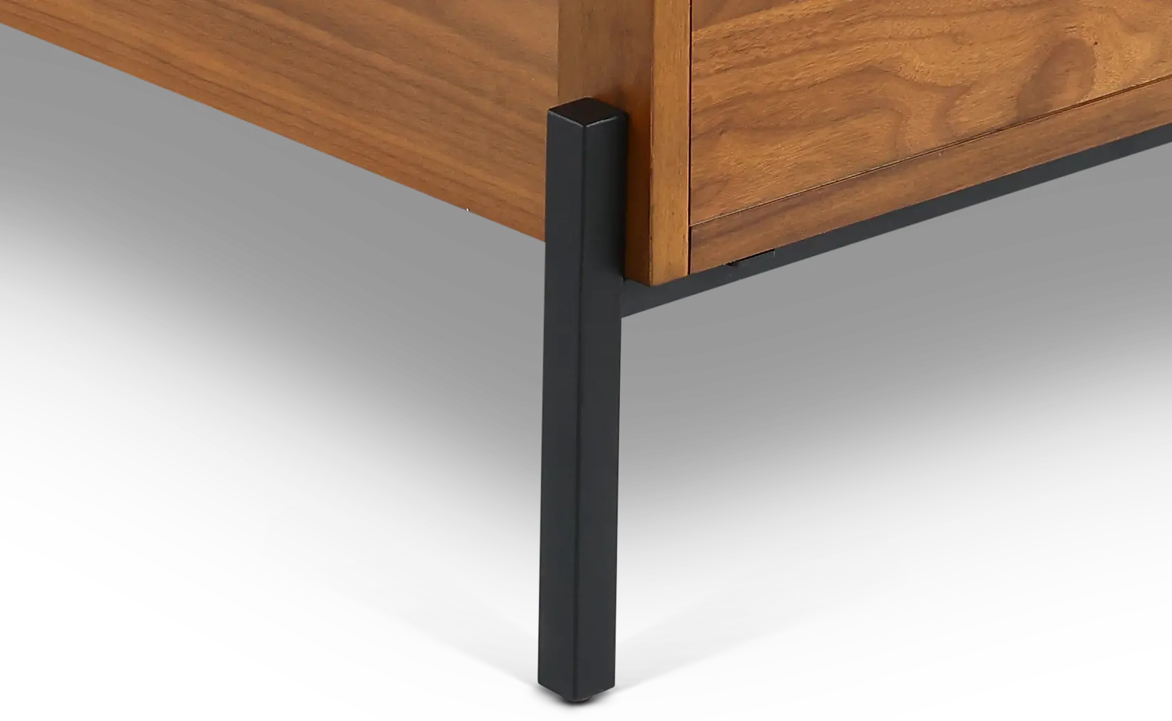 Midland Brown King Platform Bed-6