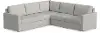 Flex Taupe 5-Seat Modular Sectional