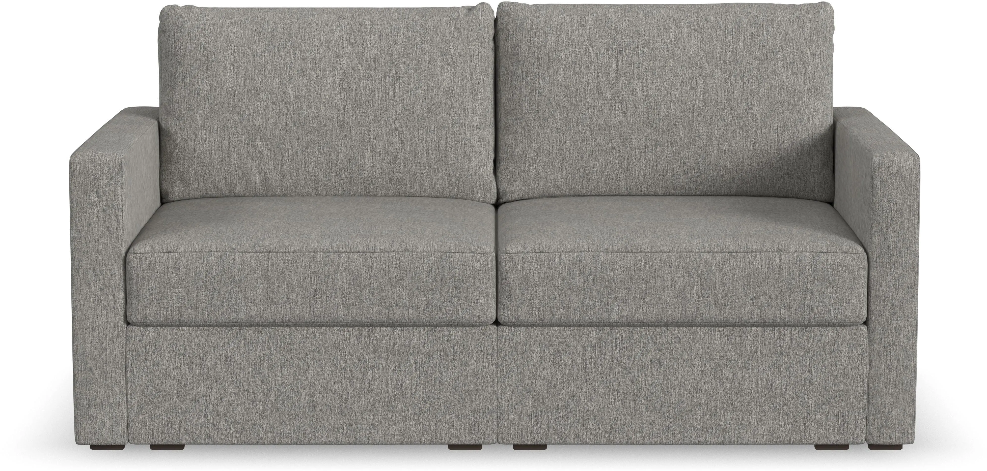 Flex Gray Modular Loveseat-1